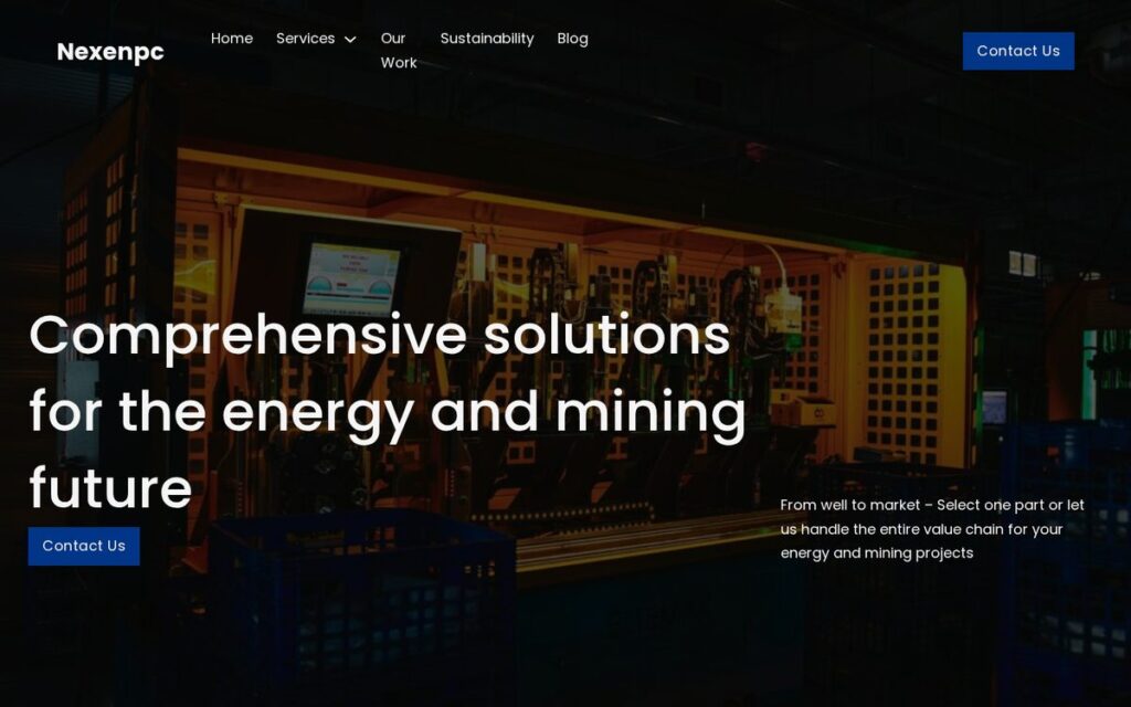 Captura de la web de Nexen PC hecha por Lucuma Agency